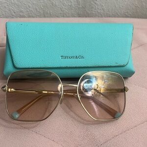 Tiffany and Co Gold Sunglasses